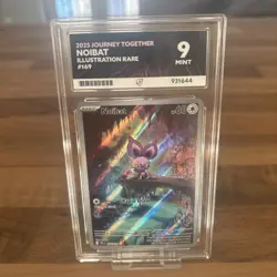 Pokemon TCG Journey Together Noibat Card 169/159 Illustration Rare, Ace 9 - Image 1