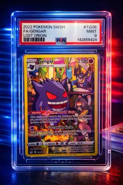 Gengar Full Art 2022 TG06/TG30 Swsh Lost Origin Trainer Gallery Holo PSA 9 - Image 1