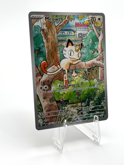 Pokemon Meowth Illustration Rare Phantasmal Flames 106/094 - Image 3