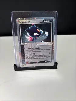 Pokemon 2003 Sneasel EX Ruby and Sapphire Holo Ultra Rare Card 103/109 - Image 1