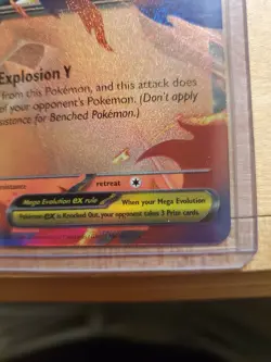 Mega Charizard Y EX - 030 Holo Promo ME: Mega Evolution Promo Pokemon NM* - Image 4