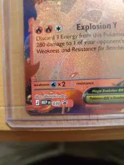 Mega Charizard Y EX - 030 Holo Promo ME: Mega Evolution Promo Pokemon NM* - Image 5