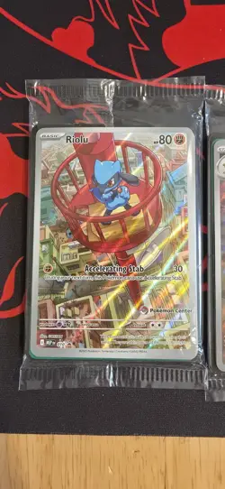 Alakazam 009 & Riolu 010 MEP Mega Evolution Pokemon Center ETB Promos - Sealed - Image 3