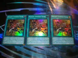 3x Radiant Typhoon Vision 1st Edition Super Rare RA05-EN075 Yu-Gi-Oh! - Image 1