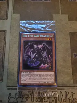 YUGIOH RED-EYES BABY DRAGON LDS1 SECRET LIMITED EDITION SEALED - Image 3