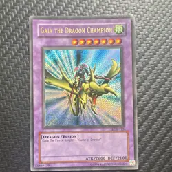 Konami Yu-Gi-Oh! Gaia the Dragon Champion Blue Eyes Unlimited Secret LOB-125 - Image 1