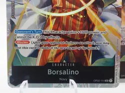 4x One Piece TCG - PRB01 The Best - Borsalino OP02-114 SR - English - Image 2