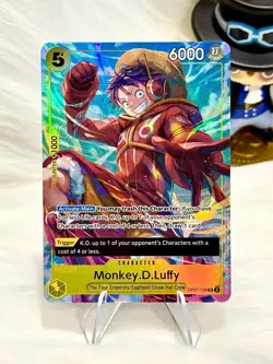 One Piece Card Game CCG TCG Monkey.D.Luffy OP07-109 SR Alt Art Promo - Image 1