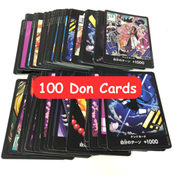 ONE PIECE TCG Authentic Lot Bulk Bundle Set 100 Japanese NORMAL DON Card Game - Image 1
