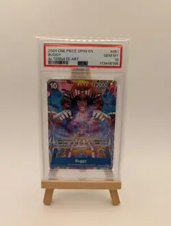 One Piece Emperors In The New World Buggy OP09-051 Alt Art PSA 10 English - Image 1