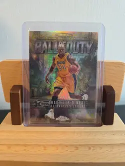 2025-26 Topps Chrome Basketball Shaquille O'Neal Ball Of Duty Yellow /275 #BD-18 - Image 1