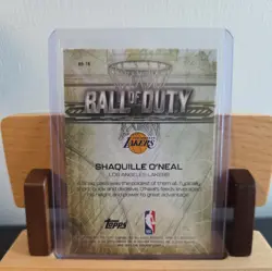 2025-26 Topps Chrome Basketball Shaquille O'Neal Ball Of Duty Yellow /275 #BD-18 - Image 2