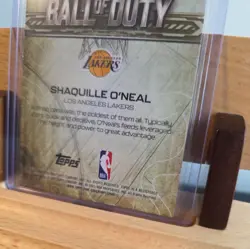 2025-26 Topps Chrome Basketball Shaquille O'Neal Ball Of Duty Yellow /275 #BD-18 - Image 3