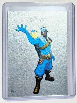 Ryze Limited Platinum Plated Artist Signed "League Of Legends" Trading Card 1/1 - Image 1