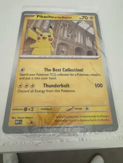 Pikachu At The Museum Pokemon Card - Image 1