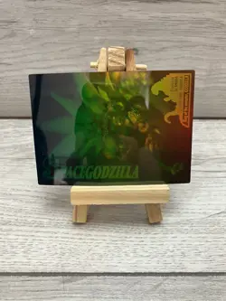 SPACEGODZILLA 1995 GODZILLA KING OF MONSTERS AMADA HOLO FOIL RARE - Image 1