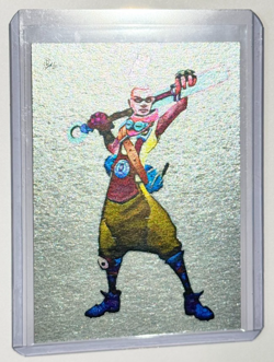 Ekko Limited Platinum Plated Artist Signed "League Of Legends" Trading Card 1/1 - Image 1