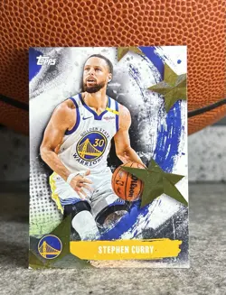2025 Topps Basketball STEPHEN CURRY #SA-5 Stars of the NBA - Image 1