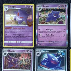 15x Gastly, Haunter, & Gengar Bundle of Pokemon Tcg Mixed (No duplicate) (A) - Image 2
