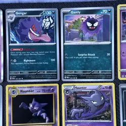 15x Gastly, Haunter, & Gengar Bundle of Pokemon Tcg Mixed (No duplicate) (A) - Image 3