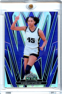 2024 Leaf Women of Sport - Hannah Stuelke Rookie Prismatic Purple 1/1 #32 Iowa - Image 1