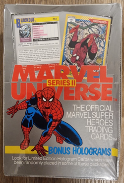 1991 Impel Marvel Universe Series 2 Factory Sealed Trading Cards Box 36 packs - Image 1