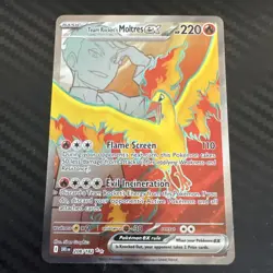 Pokemon TCG Team Rockets Moltres ex 208/182 Destined Rivals - Image 1