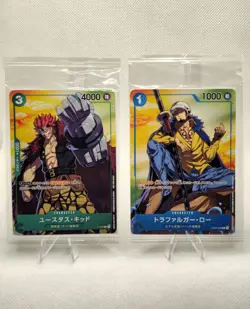 R501 Law ST03-008 Kid P-003 Japanese One Piece x Seven Eleven Promo Sealed F21 - Image 1