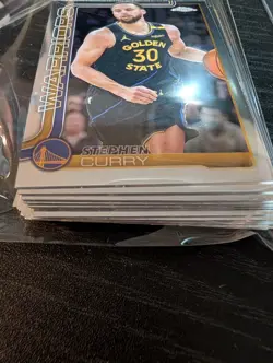 2025-26 Topps Chrome NBA Bundle 20 Base Cards 8 Checkered 2 Wave 1 Activators - Image 2