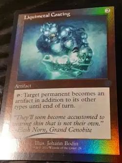 Liquimetal Coating FOIL , The Brothers War , Near Mint , MTG , FREESHIPPING - Image 2