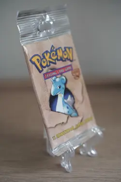 Pokemon WOTC Fossil Unlimited Booster Pack Vintage Sealed TCG Lapras - Image 4