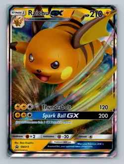 Pokemon SM Promos #SM213 Raichu GX - Image 1