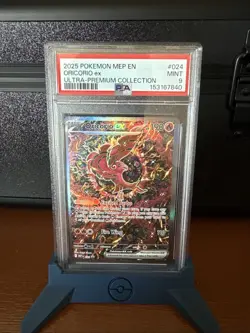 Pokemon Oricorio ex 024 Me: Mega Evolution Promo Holo EX Promo grade 9 - Image 1