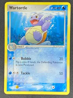 Pokemon Wartortle 42/100 EX Crystal Guardians NM - Image 1