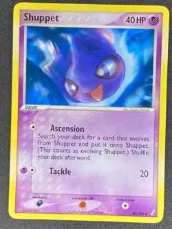 Pokemon Shuppet 40/100 EX Crystal Guardians LP/NM - Image 1