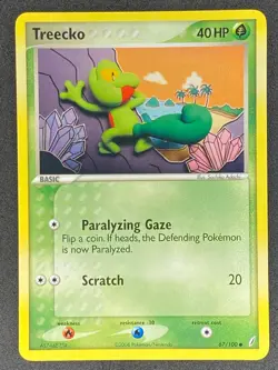 Pokemon Treecko 67/100 EX Crystal Guardians NM - Image 1