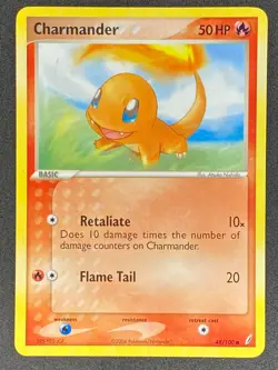 Pokemon Charmander 48/100 EX Crystal Guardians NM - Image 1