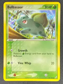 Pokemon Bulbasaur 46/100 EX Crystal Guardians NM - Image 1