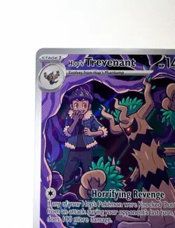 Pokemon Hop's Trevenant 237/217 ASC Rare Full Art Holo HP 140 Ghost Plant - Image 5