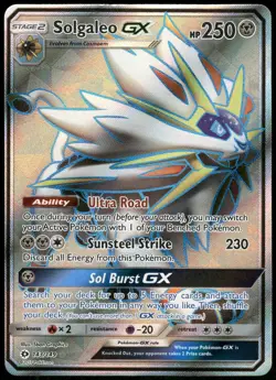 Pokemon Solgaleo GX Promo SM Promos SM16 NM Holo - Image 1