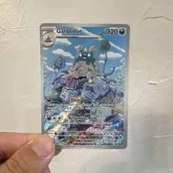 Pokemon Garbodor 204/182 SV04: Paradox Rift Illustration Rare Holo 120 HP - Image 1