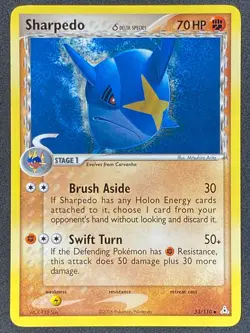 Pokemon Sharpedo Delta Species 53/110 EX Holon Phantoms LP/NM - Image 1