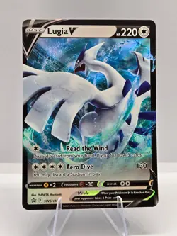 Lugia V SWSH301 Holo Promo Sword & Shield Promo Pokemon NM - Image 1