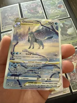 Pokemon Glaceon VSTAR GG40/GG70 Crown Zenith Galarian Gallery Ultra Rare Holo - Image 1