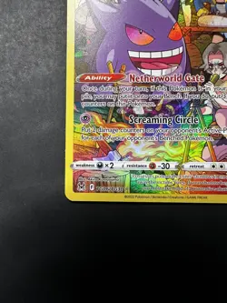 Pokemon TCG Gengar TG06/TG30 Full Art Trainer Gallery Lost Origin - Image 5