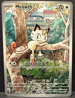 Meowth 106/094 IR Pokemon TCG ME02: Phantasmal Flames - Near mint - Image 1
