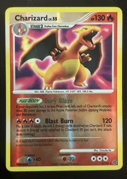 Pokemon TCG Charizard 3/132 Holo Rare Secret Wonders Series MP - Image 1