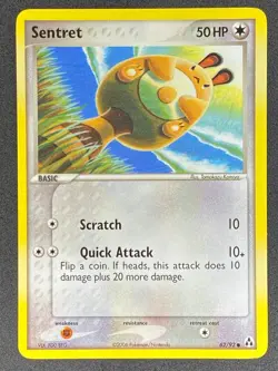 Pokemon Sentret 62/92 LM EX Legend Maker LP/NM - Image 1