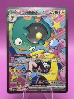 Pokemon Ascended Heroes - Iono's Bellibolt EX 279/217 SIR | NEAR MINT - Image 1