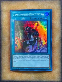 Yugioh Unauthorized Reactivation SR10-EN041 Super Rare 1st Ed NM - Image 1